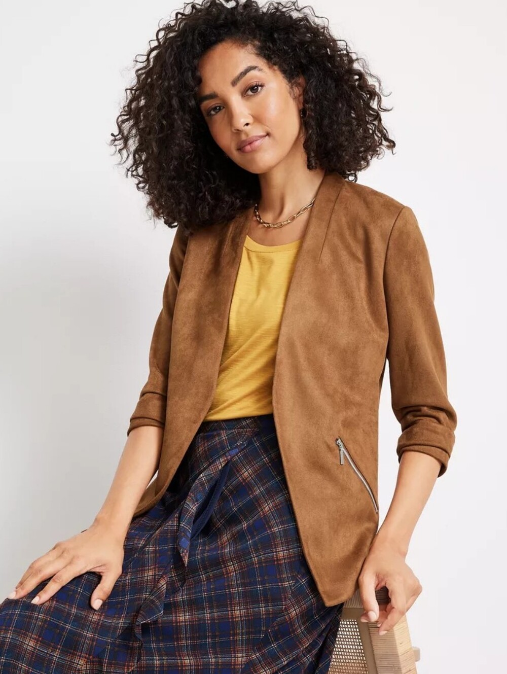Maurices Ever Go Faux Suede Blazer